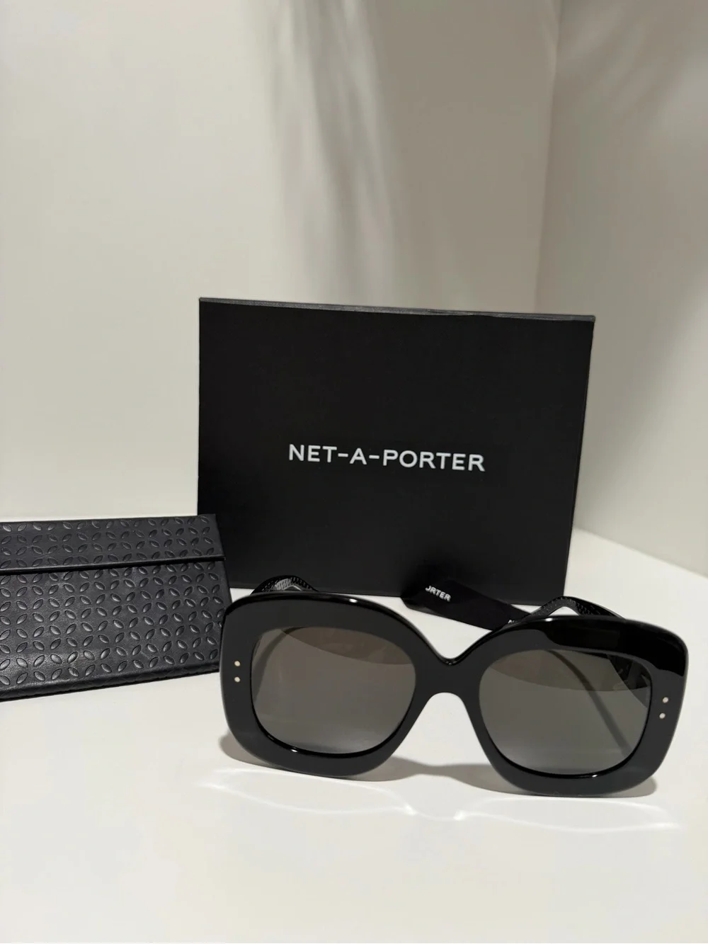 ALAÏA EYEWEAR Square-frame acetate sunglasses